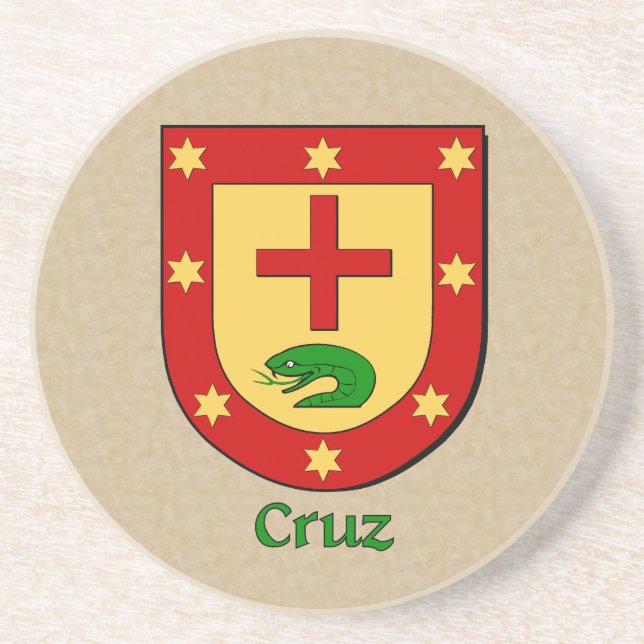 Posavasos Cruz Heraldic Shield (Frente)