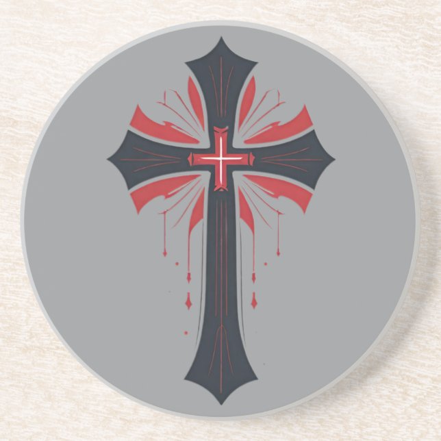 Posavasos Cruz Sangrante (Frente)