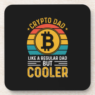Posavasos Crypto Dad Retro Sunset