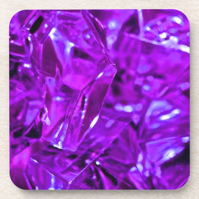 Posavasos Crystal Amethyst Purple Gemstone (Frente)