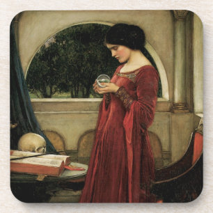 Posavasos Crystal Ball por John William Waterhouse