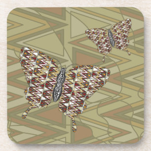 Posavasos cuadrado de cola de golondrina africana