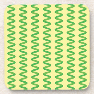 Posavasos cuadrado de espirulina impresionante