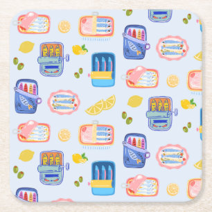 POSAVASOS CUADRADO DE PAPEL 