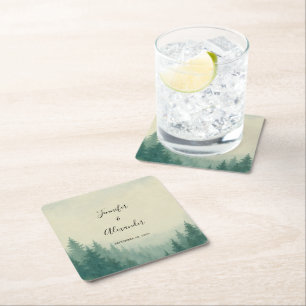 POSAVASOS CUADRADO DE PAPEL