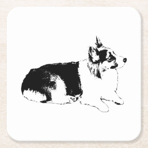 POSAVASOS CUADRADO DE PAPEL