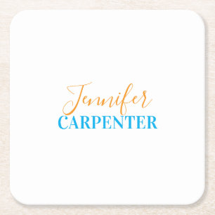 POSAVASOS CUADRADO DE PAPEL