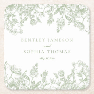 POSAVASOS CUADRADO DE PAPEL 