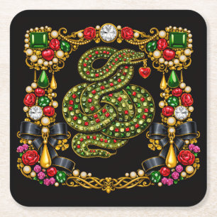 POSAVASOS CUADRADO DE PAPEL 