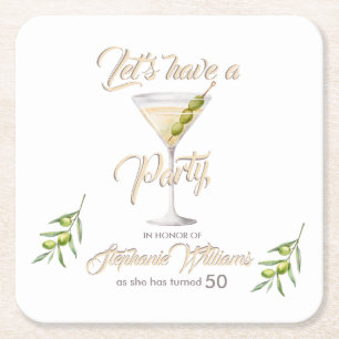 POSAVASOS CUADRADO DE PAPEL