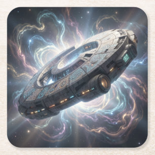 POSAVASOS CUADRADO DE PAPEL 