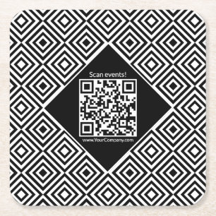 POSAVASOS CUADRADO DE PAPEL