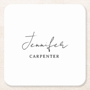 POSAVASOS CUADRADO DE PAPEL