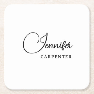 POSAVASOS CUADRADO DE PAPEL