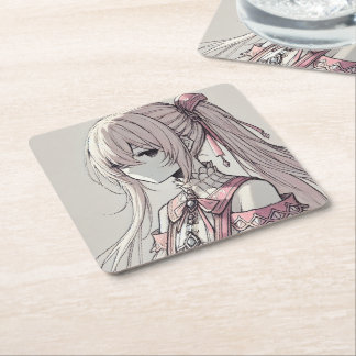 POSAVASOS CUADRADO DE PAPEL リリィの日常002