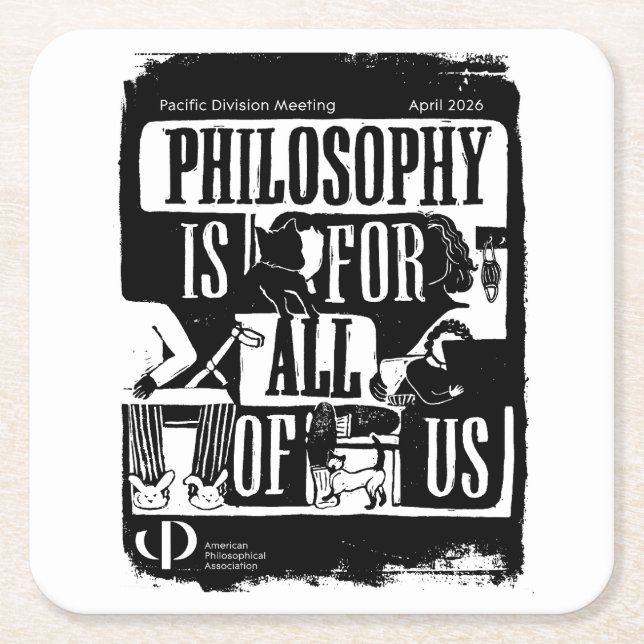 Posavasos Cuadrado De Papel 2026 APA Pacific Division coaster (Anverso)