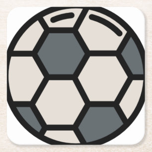 Posavasos Cuadrado De Papel 4.º pelota