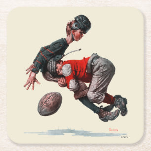 Posavasos Cuadrado De Papel Abordado