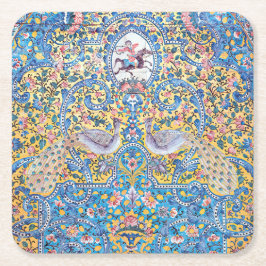 Posavasos Cuadrado De Papel Abrigos de papel cuadrado con baldosas