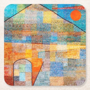 Posavasos Cuadrado De Papel Ad Parnassum, Paul Klee