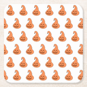 Posavasos Cuadrado De Papel Adorobale Pumpkin
