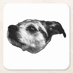 Posavasos Cuadrado De Papel Afterglow Dot Sip — Terrier