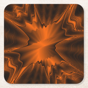 Posavasos Cuadrado De Papel Agitación de óxido 