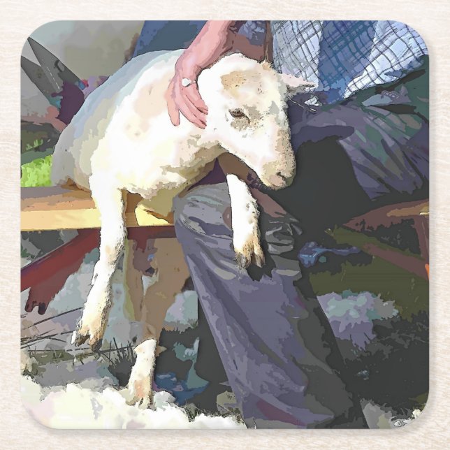 POSAVASOS CUADRADO DE PAPEL AGRICULTURA (Anverso)