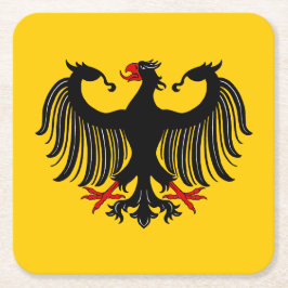 Posavasos Cuadrado De Papel Águila alemana