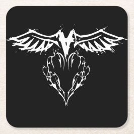 Posavasos Cuadrado De Papel Alas del amor