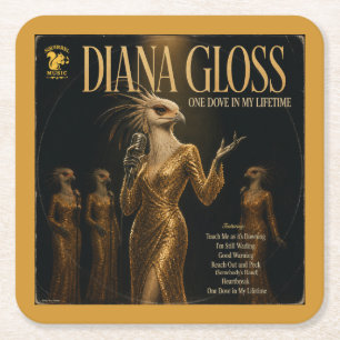 Posavasos Cuadrado De Papel Álbum de Diana Gloss: una Parodia