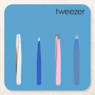 Posavasos Cuadrado De Papel Álbum de parodia de la banda Tweezer