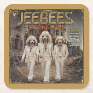 Posavasos Cuadrado De Papel Álbum Jeebees: una parodia