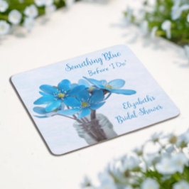 Posavasos Cuadrado De Papel Algo Azul Antes de Mi Despedida de Soltera