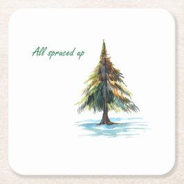 Posavasos Cuadrado De Papel All spruced up