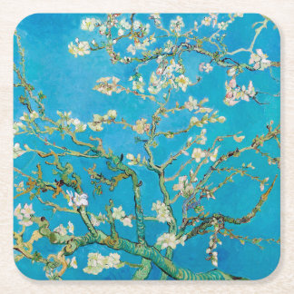 Posavasos Cuadrado De Papel Almond Blossom, Vincent van Gogh