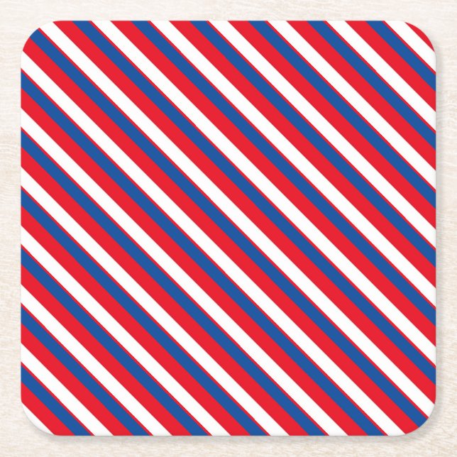 Posavasos Cuadrado De Papel Americano (Anverso)