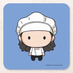Posavasos Cuadrado De Papel AMIGOS™   Monica Chibi