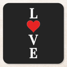 AMOR negro Tredny moderno negro y blanco