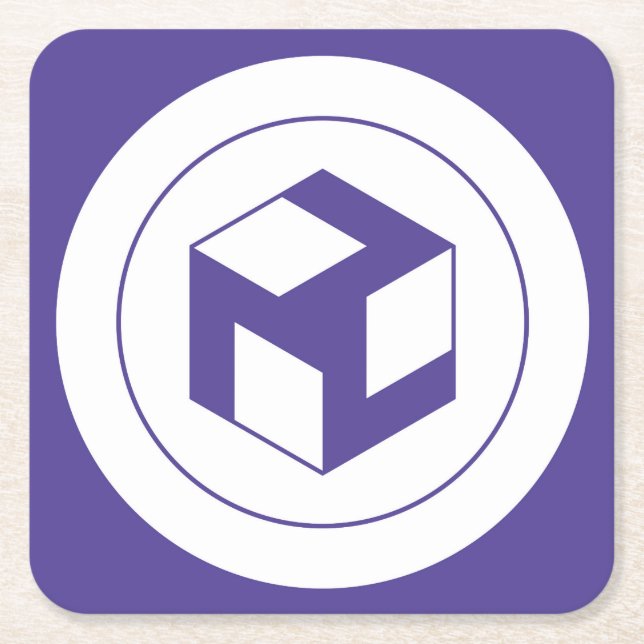 Posavasos Cuadrado De Papel Antahkarana masculino - Yang Antahkarana (Anverso)