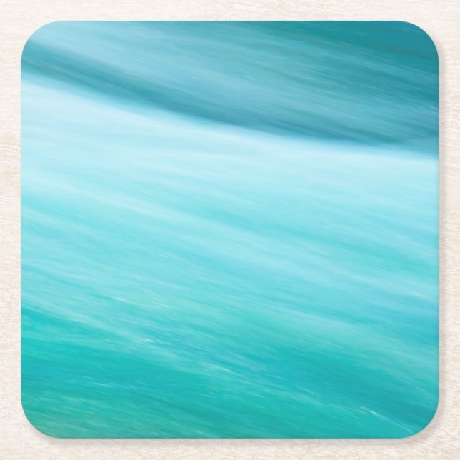 Posavasos Cuadrado De Papel Antes de las cataratas (Anverso)