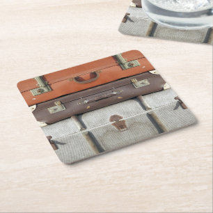 POSAVASOS CUADRADO DE PAPEL ANTIGUO INGLATERRA