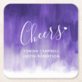 Posavasos Cuadrado De Papel Aplausos de papel para lavado de arte moderno ultr