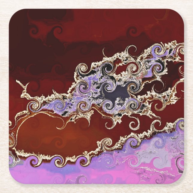 POSAVASOS CUADRADO DE PAPEL ÁRBOLES (Anverso)