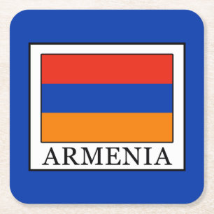 Posavasos Cuadrado De Papel Armenia