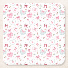 Posavasos Cuadrado De Papel Armonía