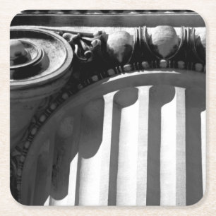 Posavasos Cuadrado De Papel Arquitectura III de NYC