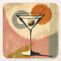 Arte minimalista moderno de mediados de siglo Mart