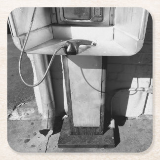 Posavasos Cuadrado De Papel Arte original: "negligencia por abandono "