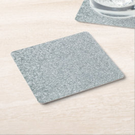 Posavasos Cuadrado De Papel Aspecto de metal galvanizado